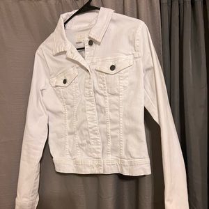 White jean jacket